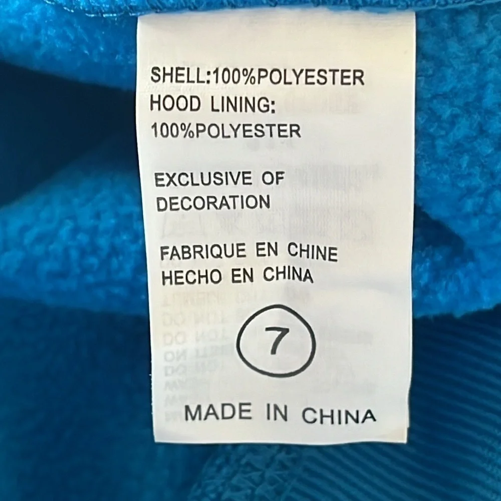 Brand New Nike Awesomeness Blue Orange Hooded Sweatshirt Football Sports Hoodie